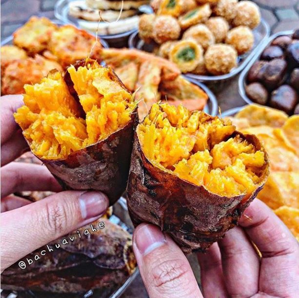 Khoai lang mật nướng Hà Nội