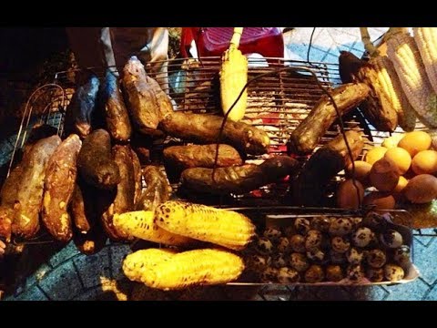 Ngô, Khoai, sắn nướng đêm đông Hà Nội